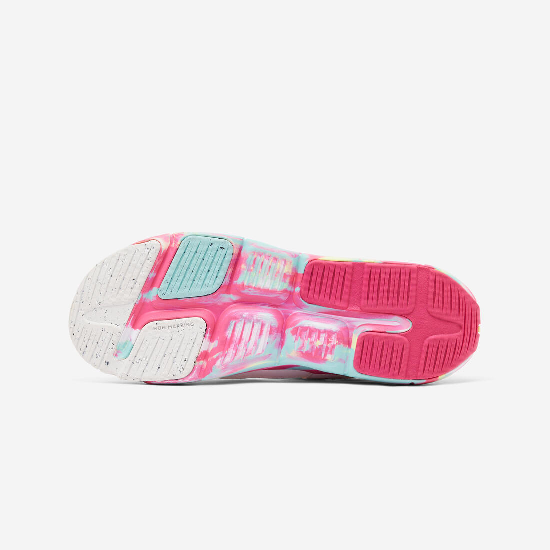 Chaussures de sport à scratch respirantes enfant, Playful Summer bleu et