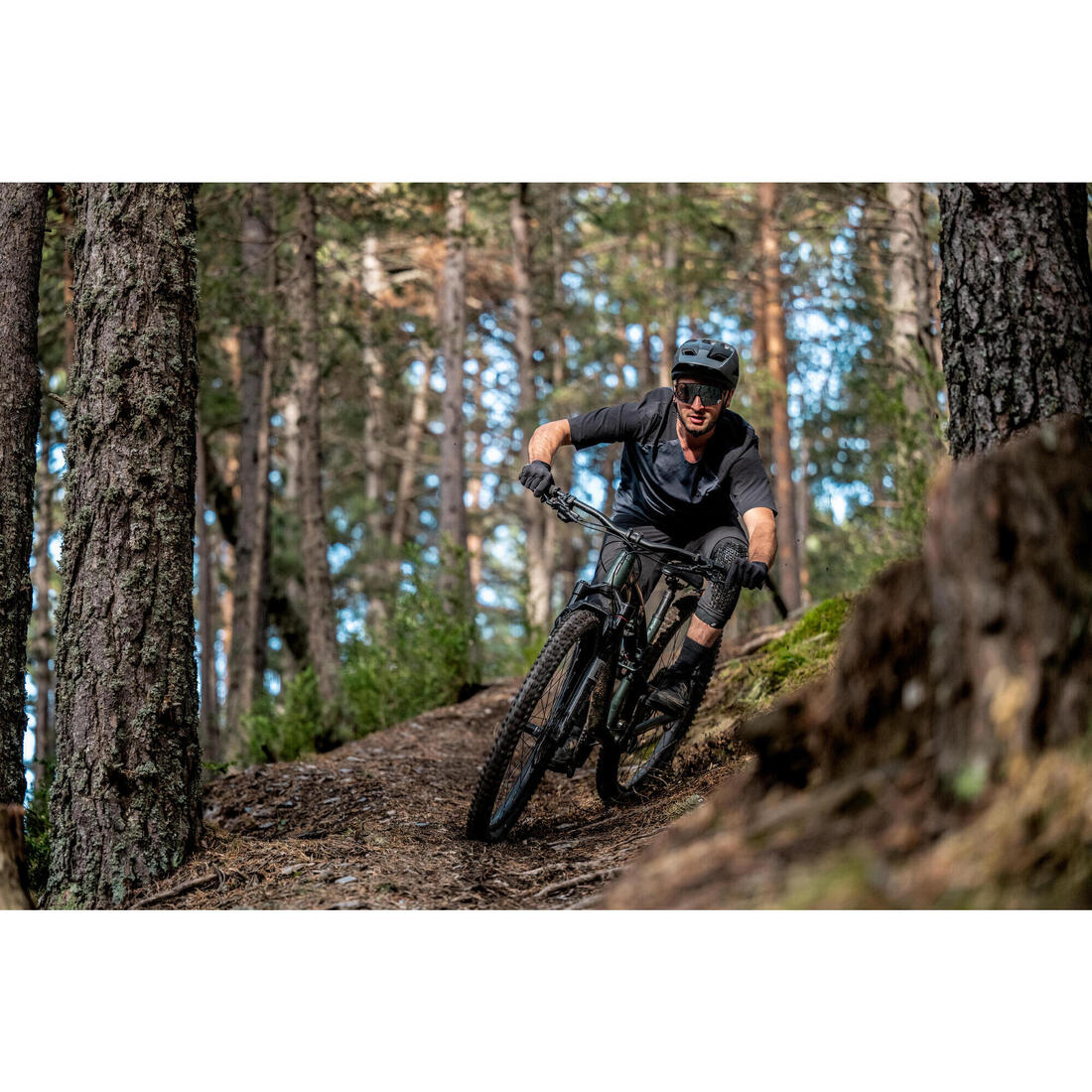 Short VTT 500 Unisexe, noir