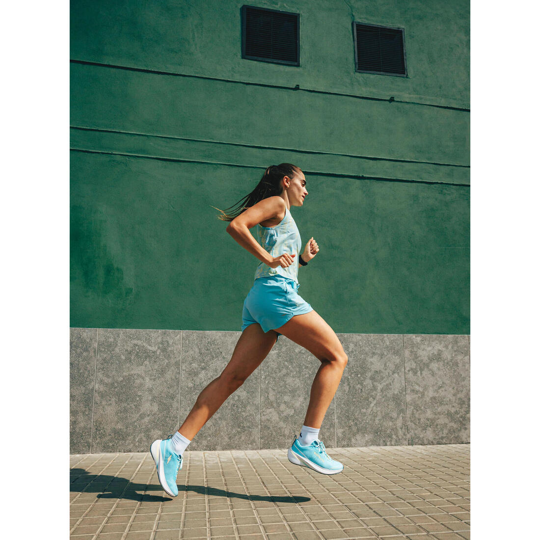Short running & trail respirant femme - kiprun run 500 dry