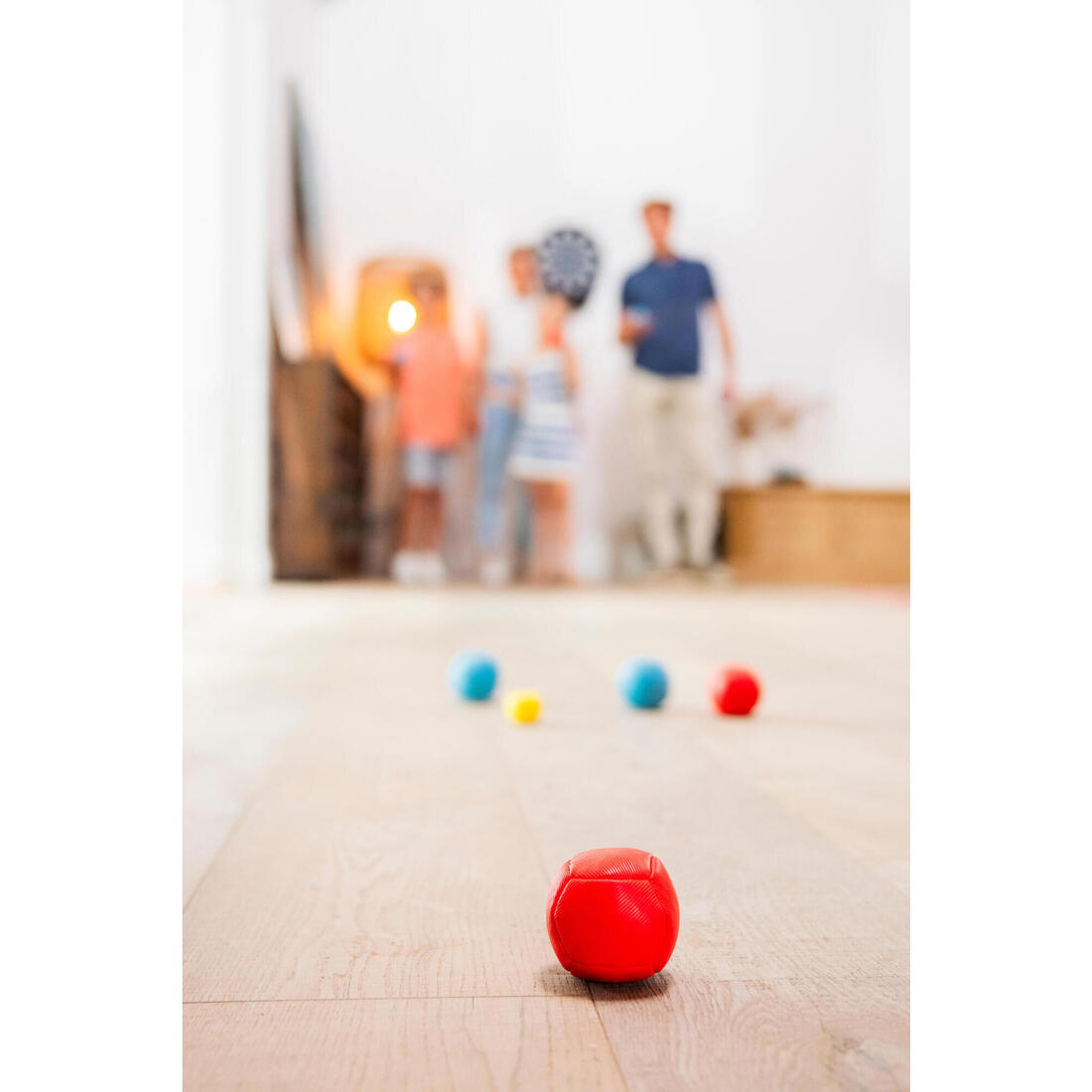 Jeu de 6 boules pétanque loisir ENTER 100 SOFT Intérieur Extérieur