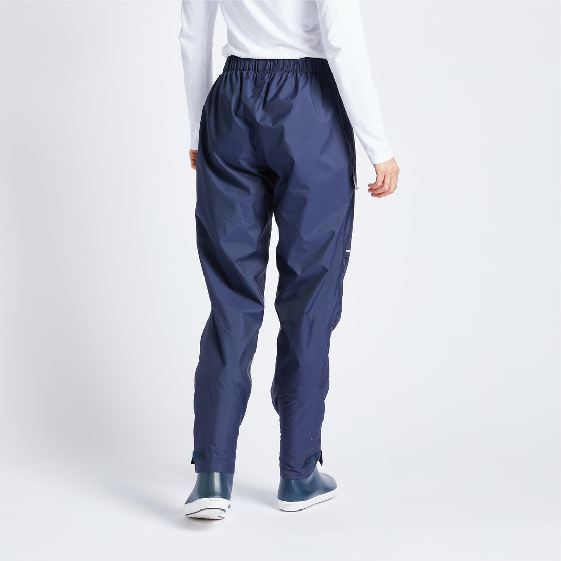 Surpantalon imperméable de voile femme SAILING 100 Navy
