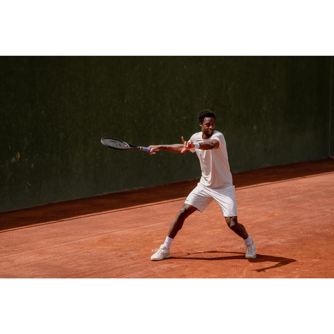 T-shirt tennis manches courtes homme - Artengo DRY Gaël Monfils