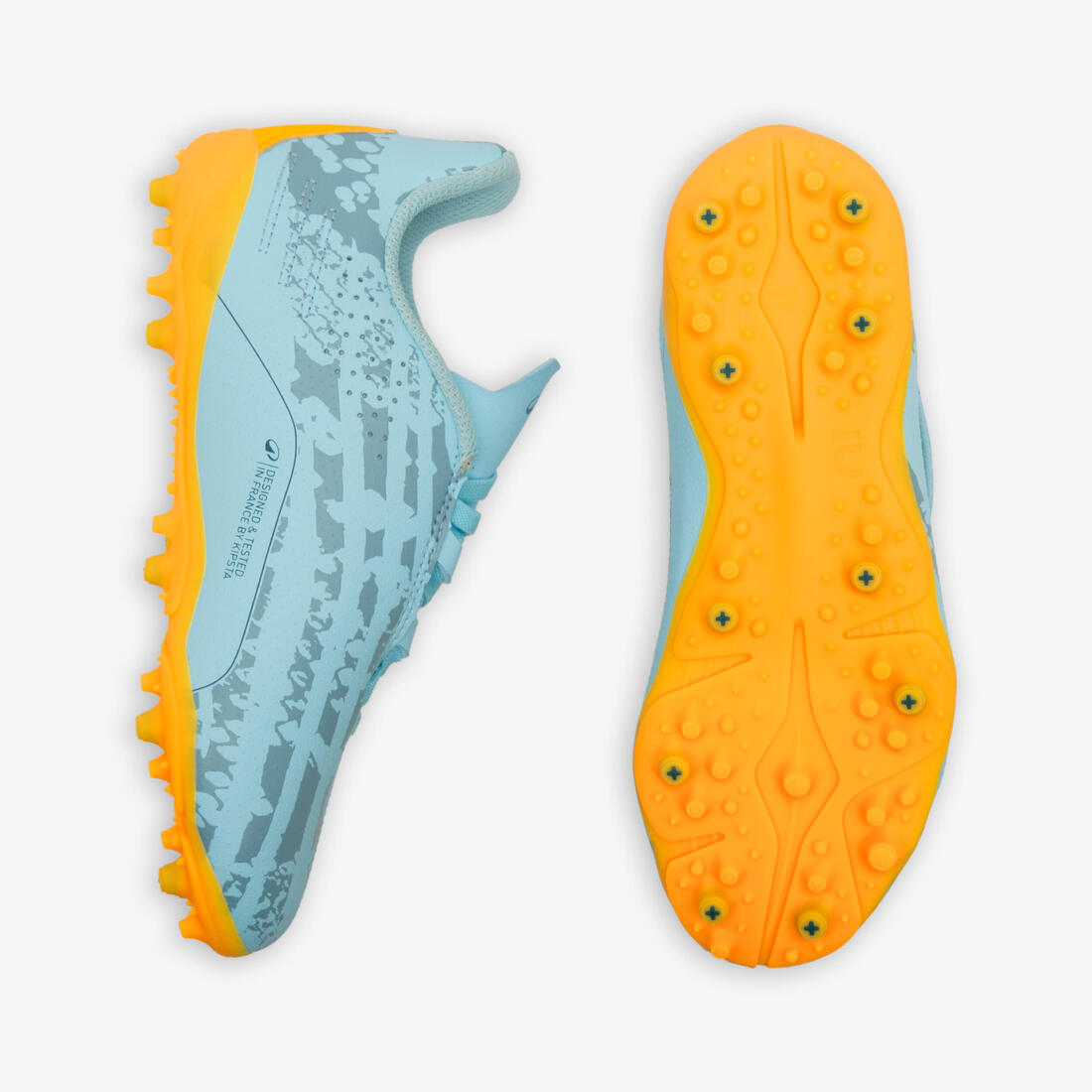 CHAUSSURES DE FOOTBALL ENFANT A SCRATCH VIRALTO I EASY MG/AG NEBULA