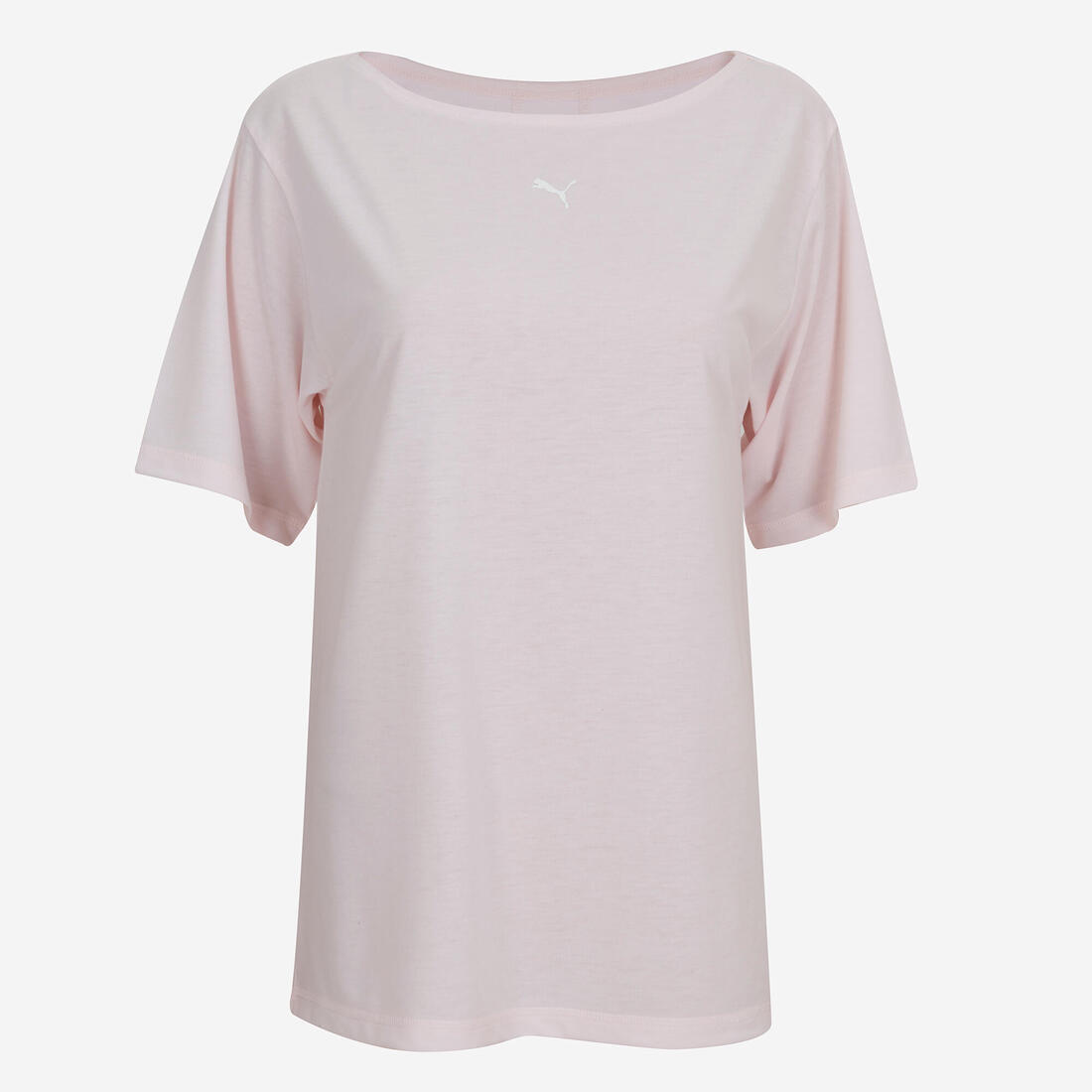 T-shirt ample de fitness femme, rose pâle
