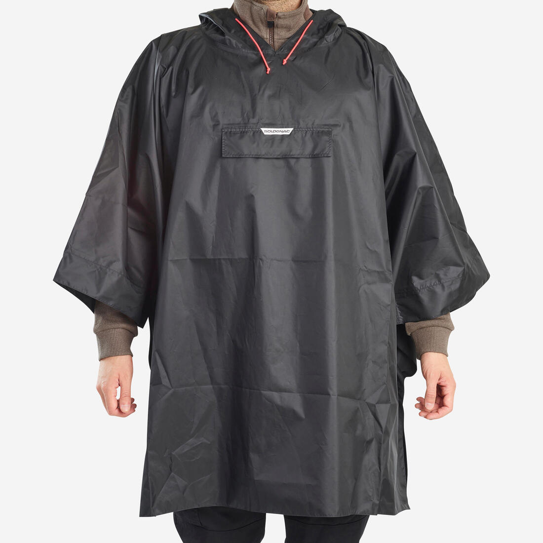 Poncho de pluie  Glenarm adulte – noir