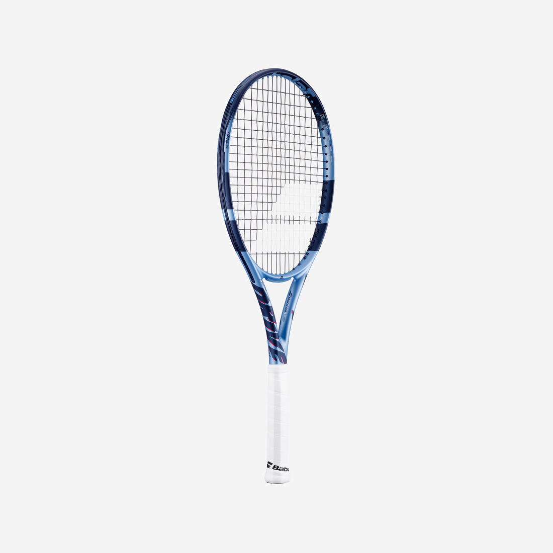raquette de tennis adulte - babolat pure drive team bleu clair 285g