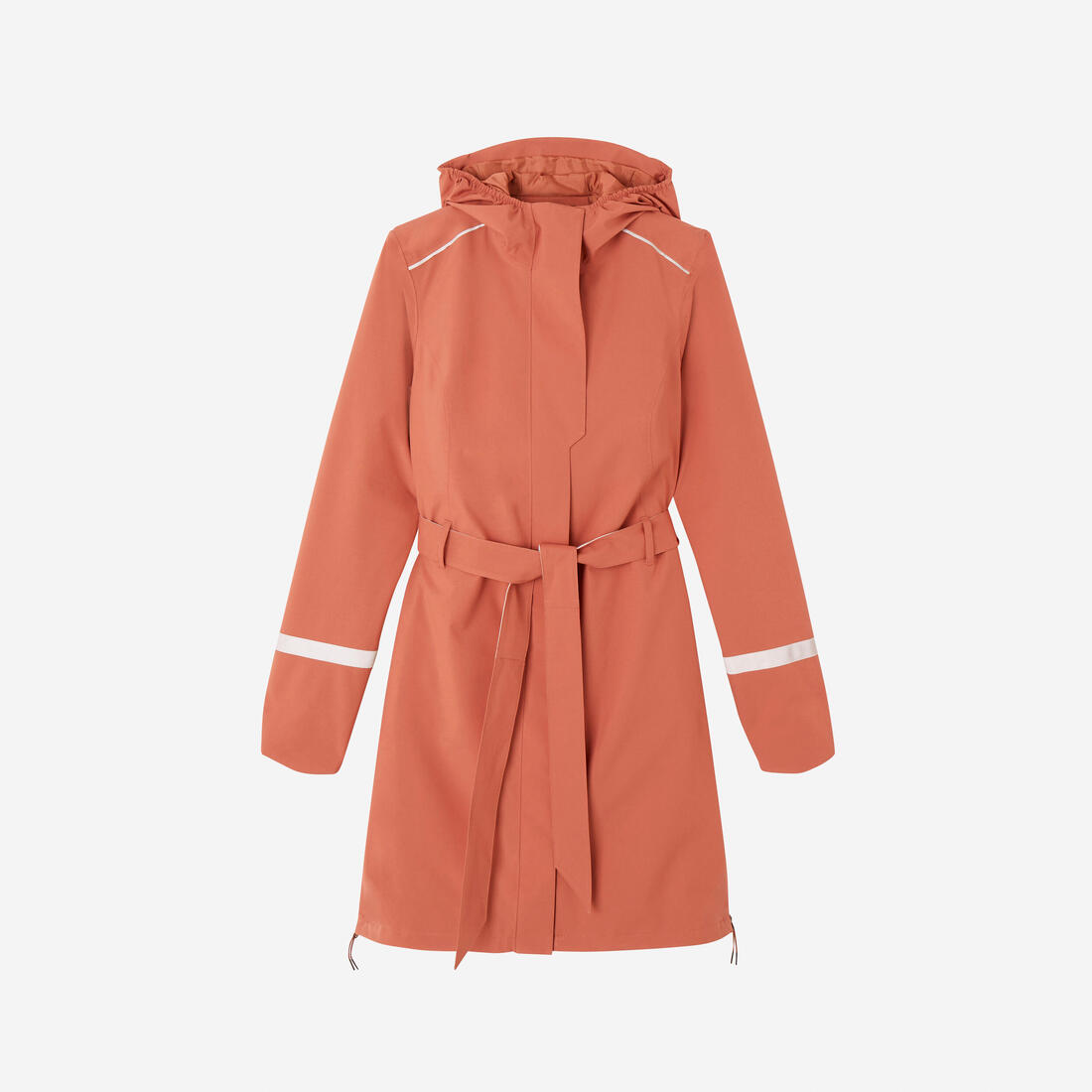 Trench femme imperméable avec capuche - vélo ville