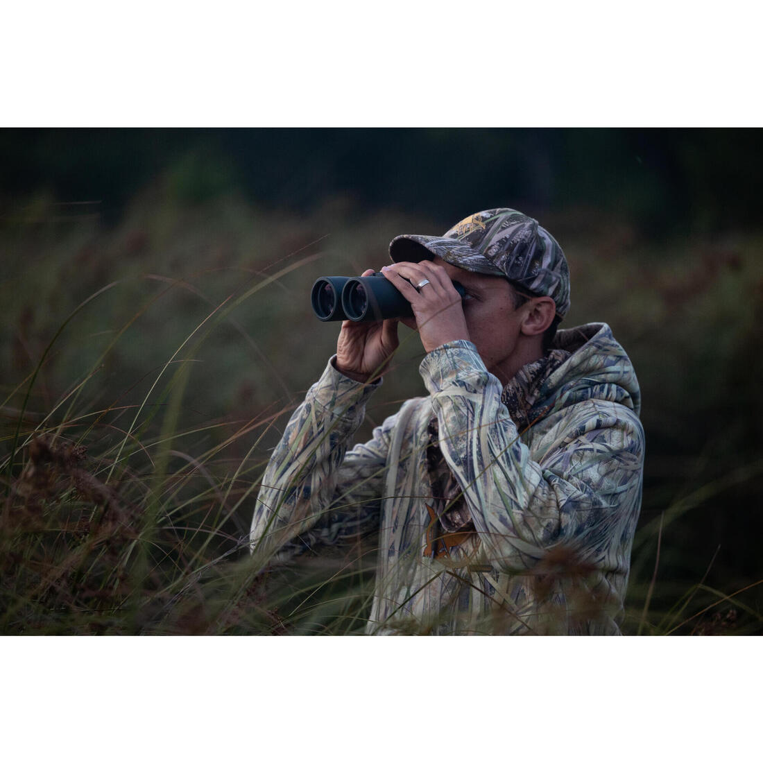 Jumelles chasse kaki étanches 900 8x56