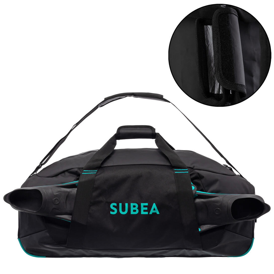 Sac épaule de plongée, Dive bag SCD 65L noir et