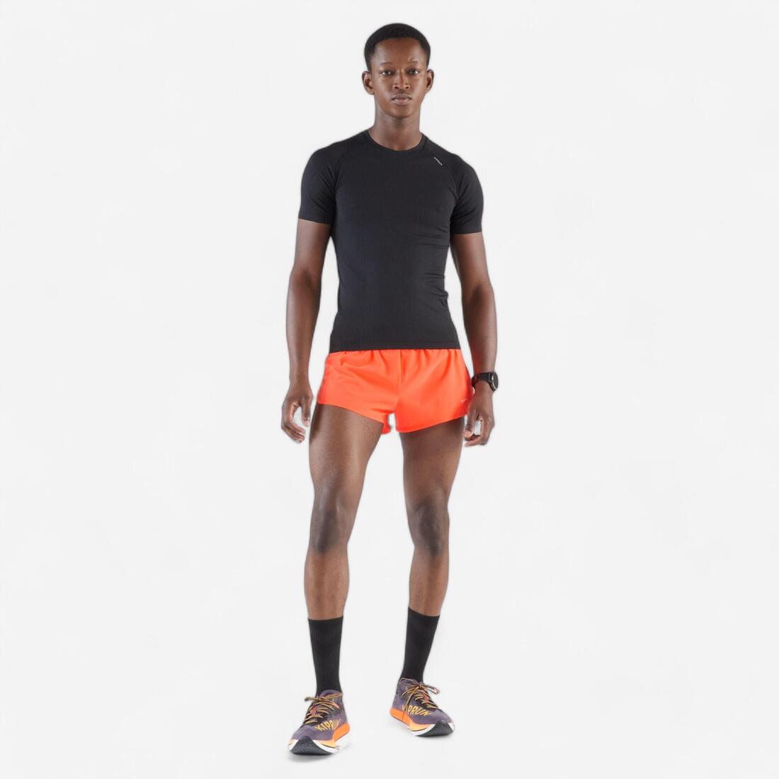 Short de running homme - kiprun run 500 confort split