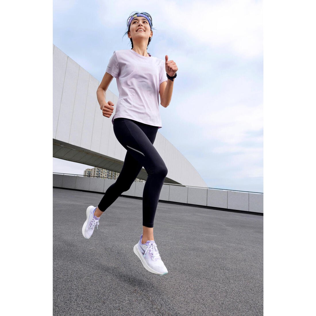 T-shirt running respirant femme - kiprun run 500 dry
