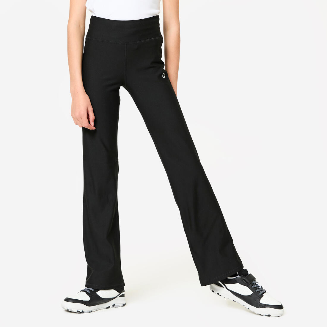 Legging de fitness évasé taille haute fille