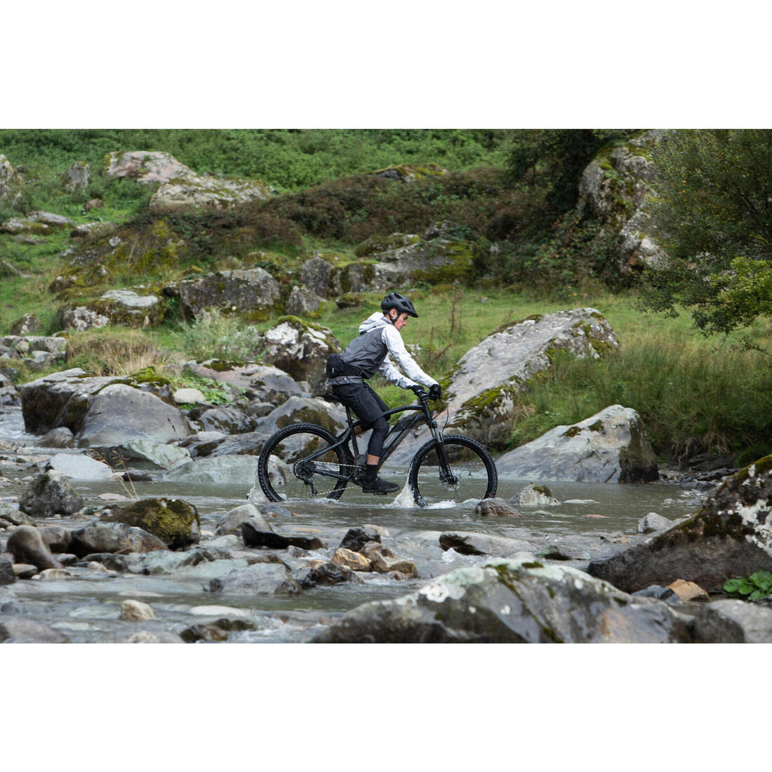 Vélo VTT électrique  semi-rigide 27,5" - E-ST 500 NOIR