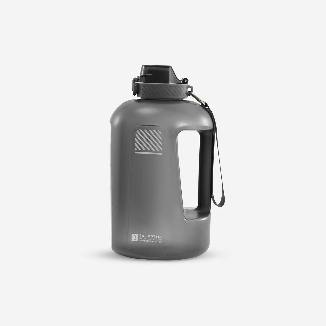 Gourde de fitness grand format 2,2 L - Gris