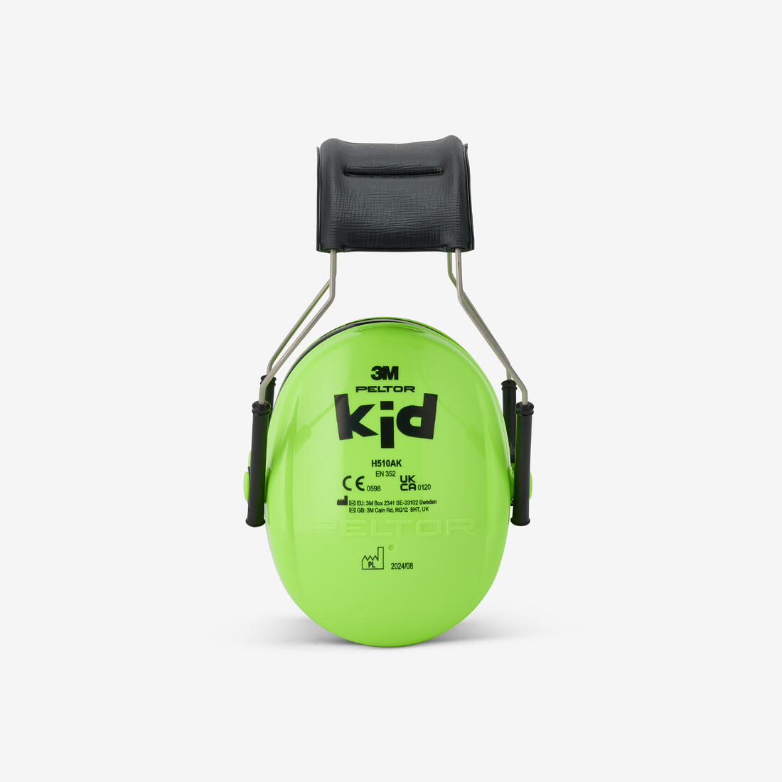 Casque anti bruit peltor junior vert