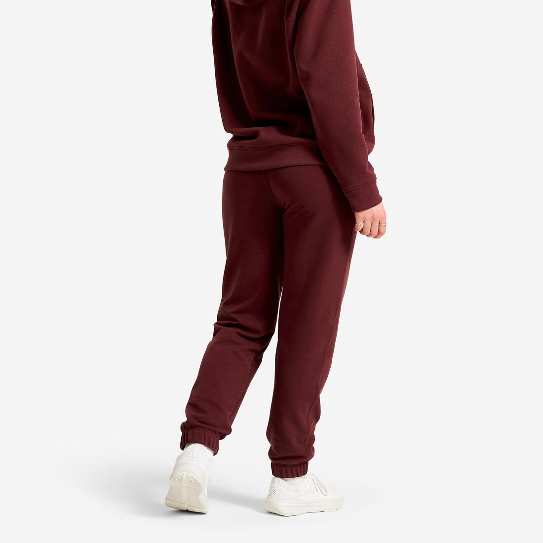 Pantalon de jogging droit en coton femme