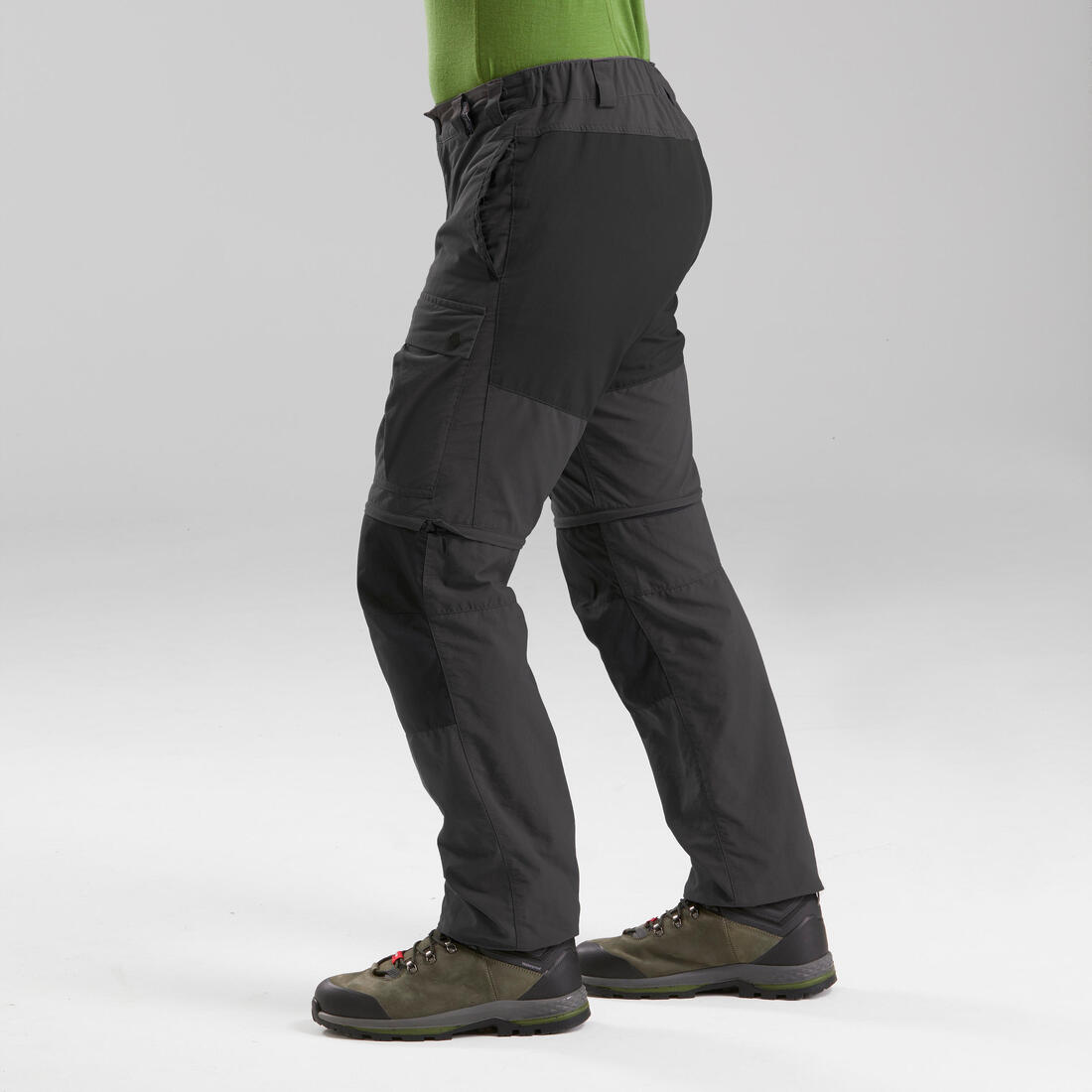 Pantalon modulable 2 en 1 et résistant de trek montagne - MT100 Homme