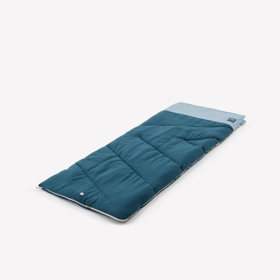 Sac de couchage de camping 10°C en coton, Ultimcomfort bleu