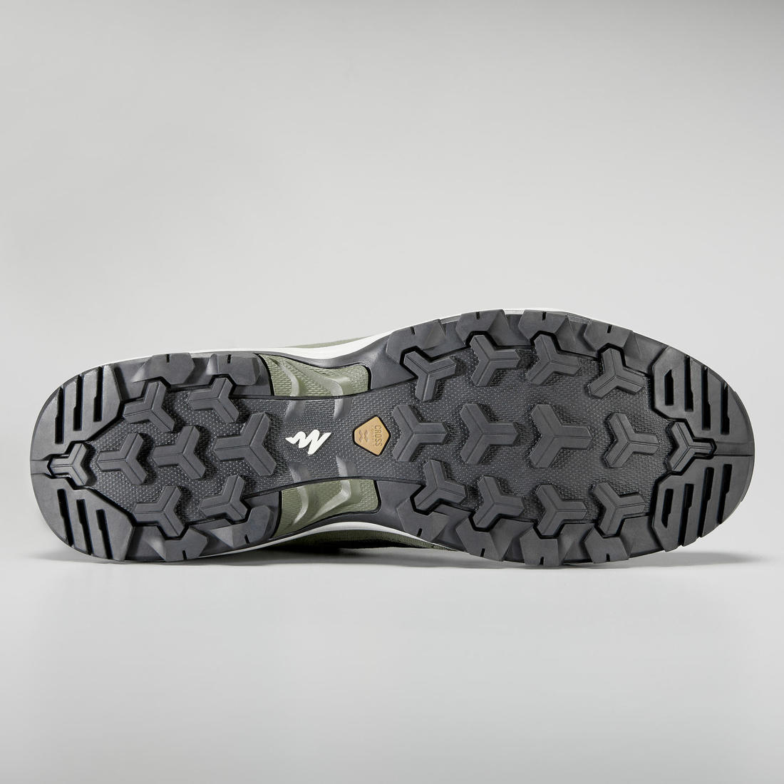 Chaussures imperméables de randonnée montagne - mh100 mid noir homme