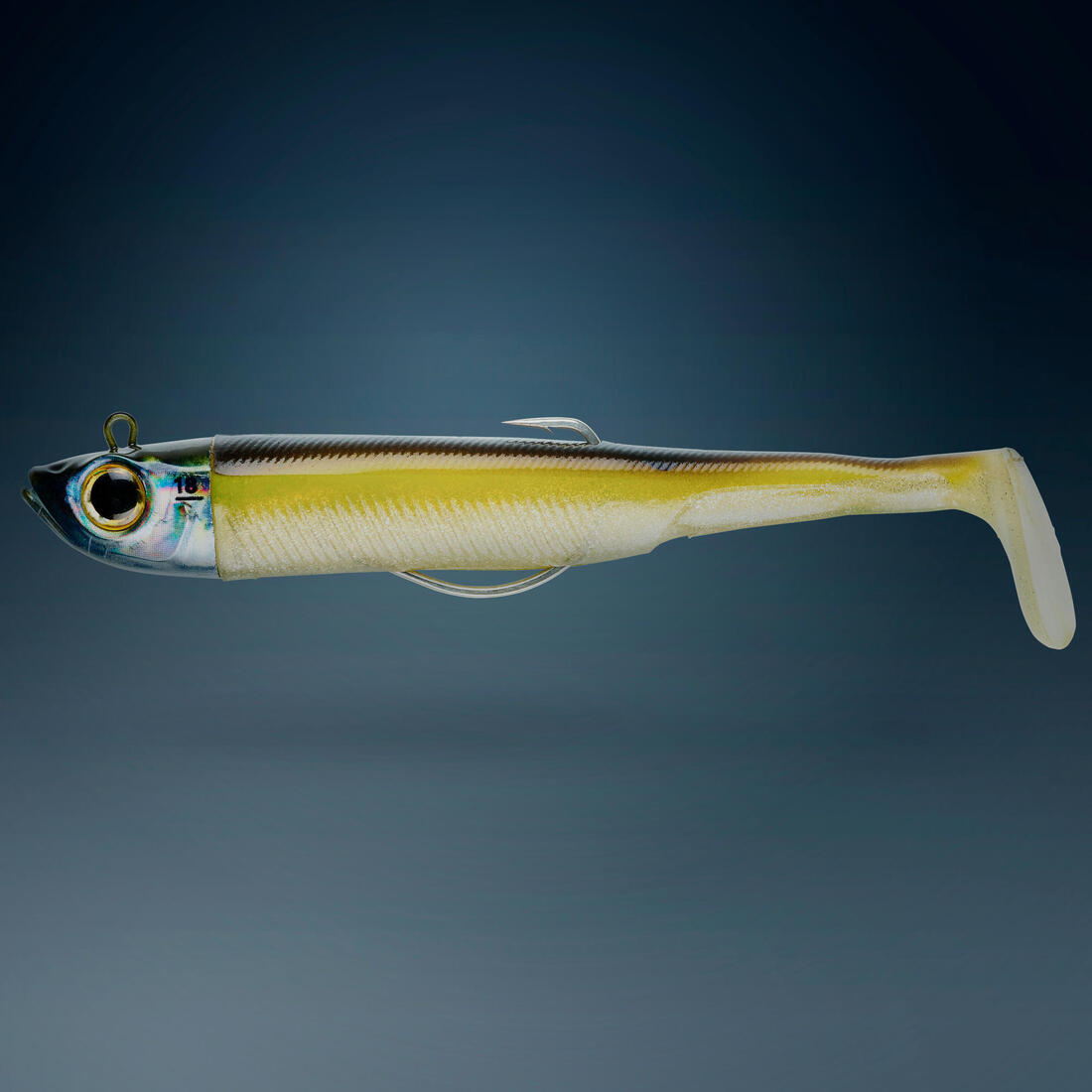 Kit leurres souples shad texan anchois ancho 120 12gr ayu en mer