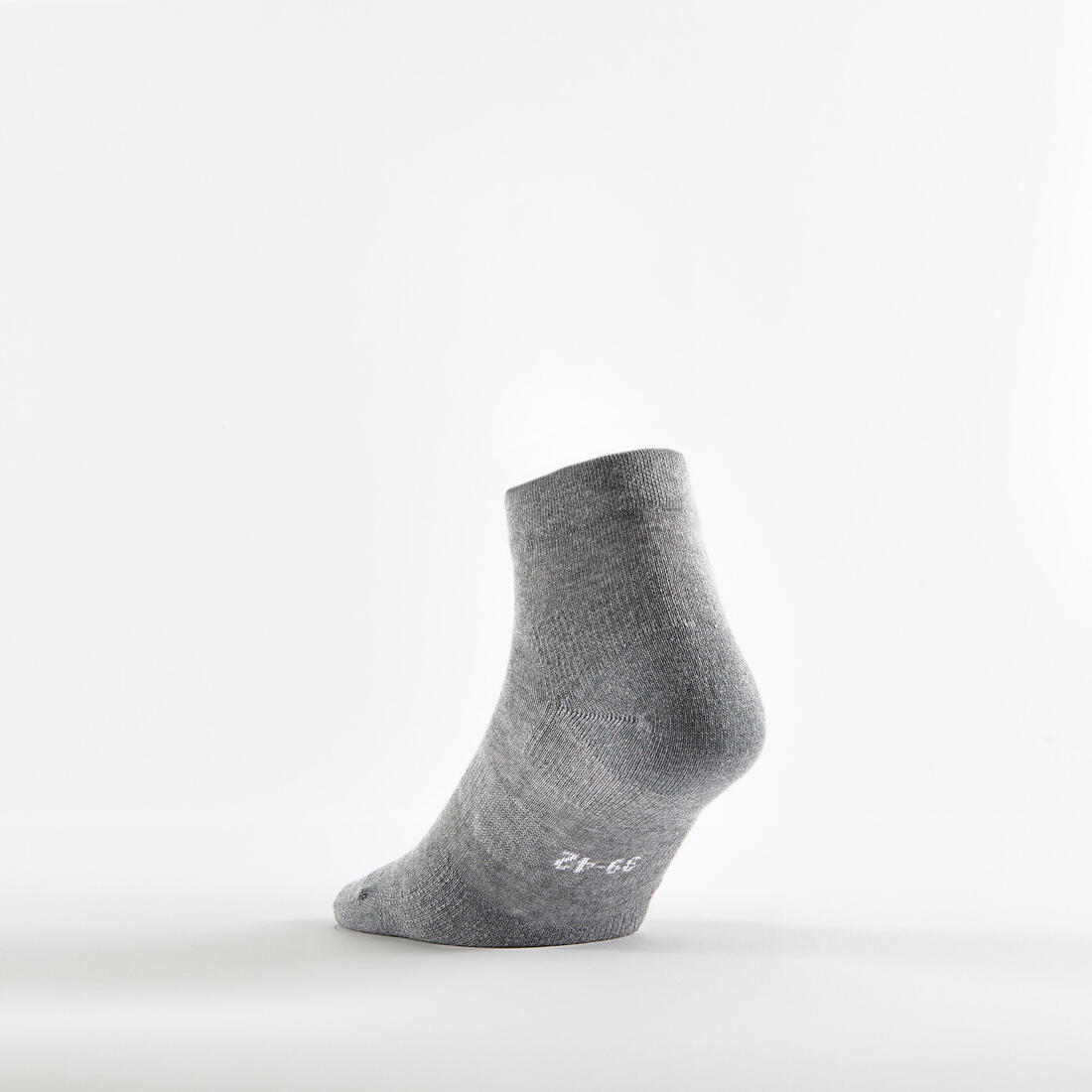 CHAUSSETTES DE SPORT MI-HAUTES RS 160 BLANCHES LOT DE 3.