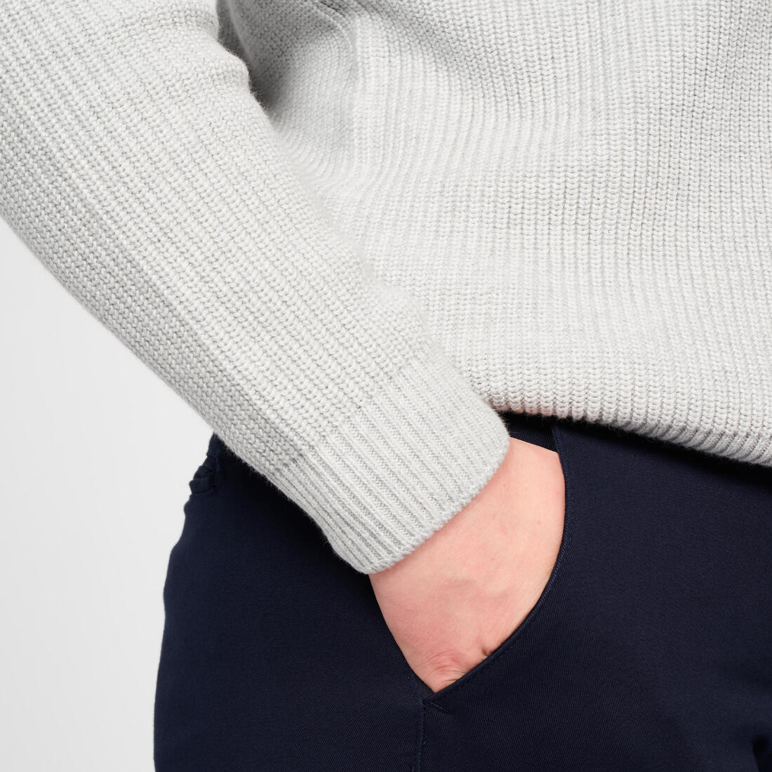Pull golf 1/2 ZIP Femme - MW500