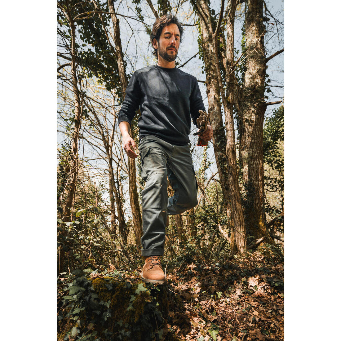 Pantalon cargo résistant, Steppe 500
