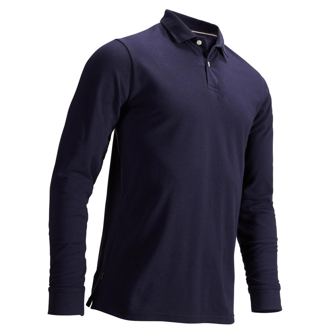 Polo golf manches longues Homme -  MW500 bleu marine
