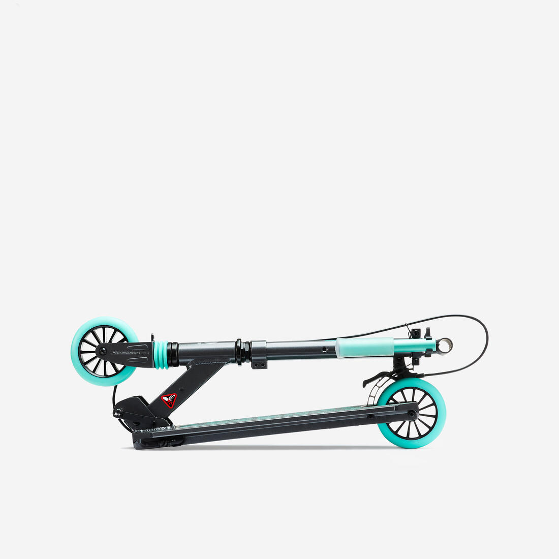 Trottinette enfant mid5 avec frein au guidon et suspension violette