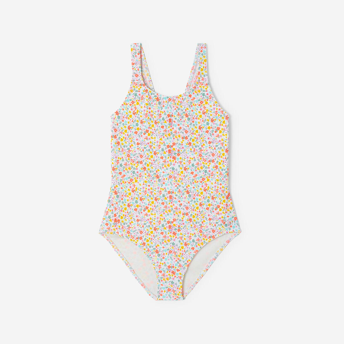 Maillot de bain 1 pièce natation fille, Vega mimi corail