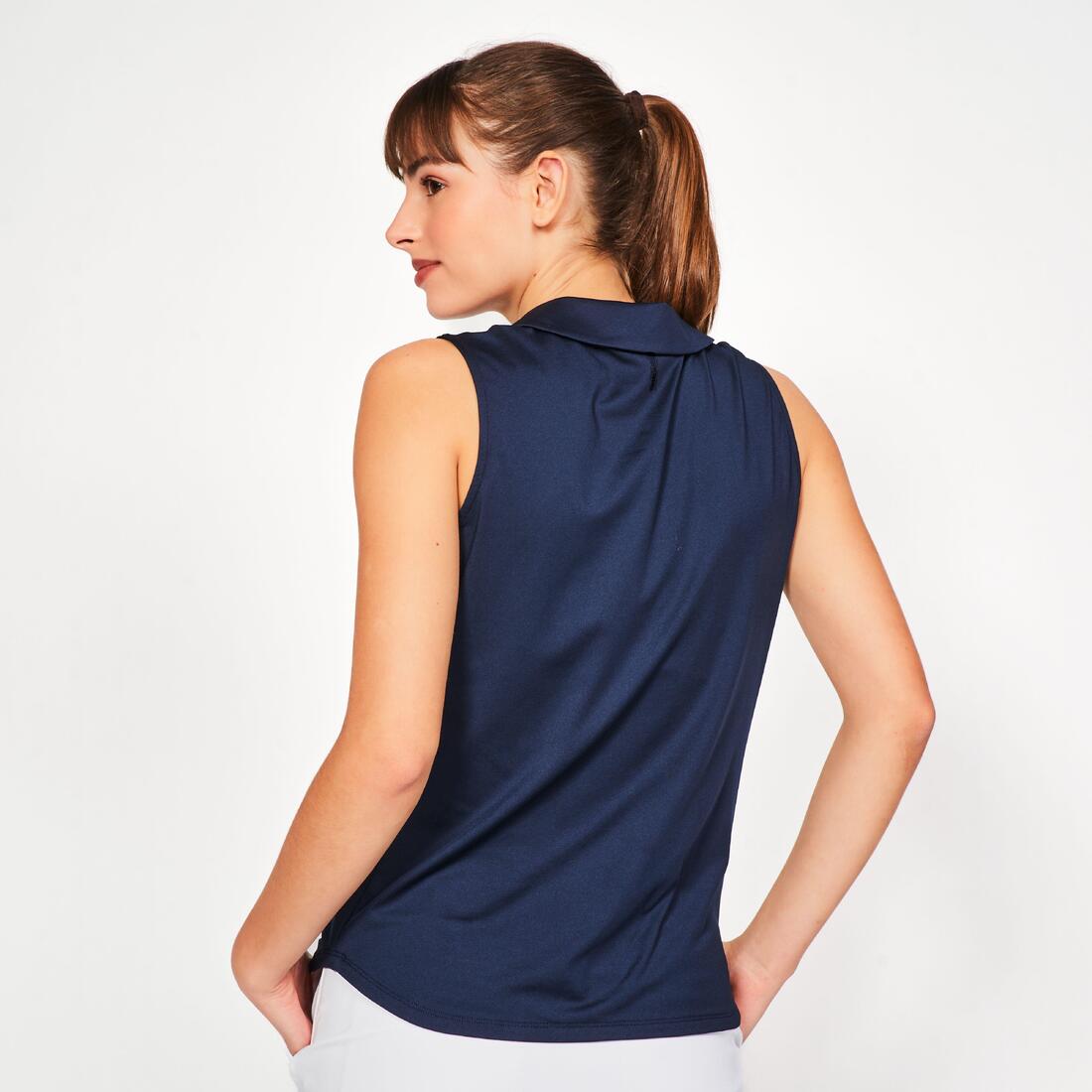 Polo de golf débardeur sans manches femme, WW500
