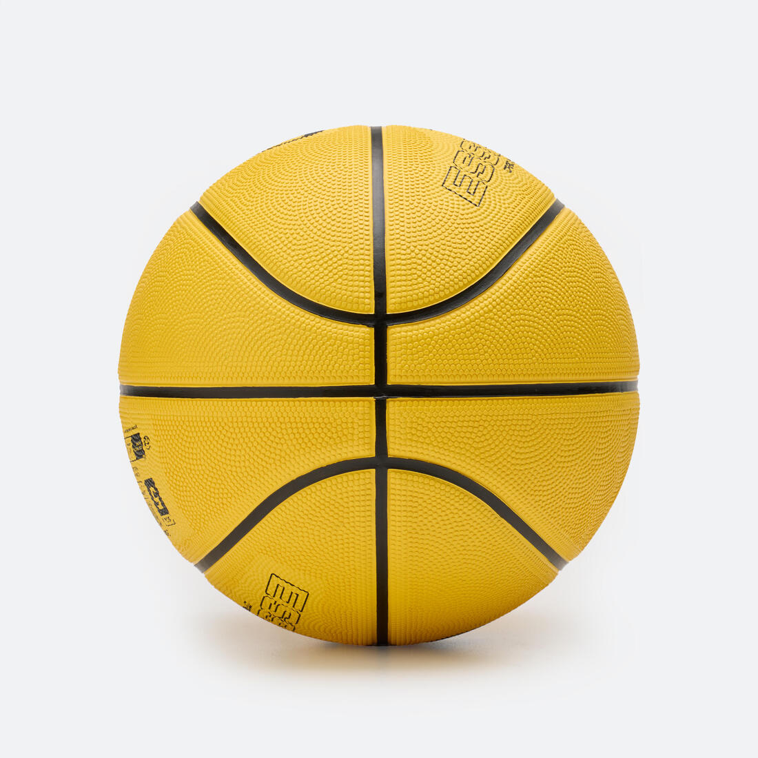Ballon de basketball taille 5 - ESSENTIAL R100 jaune