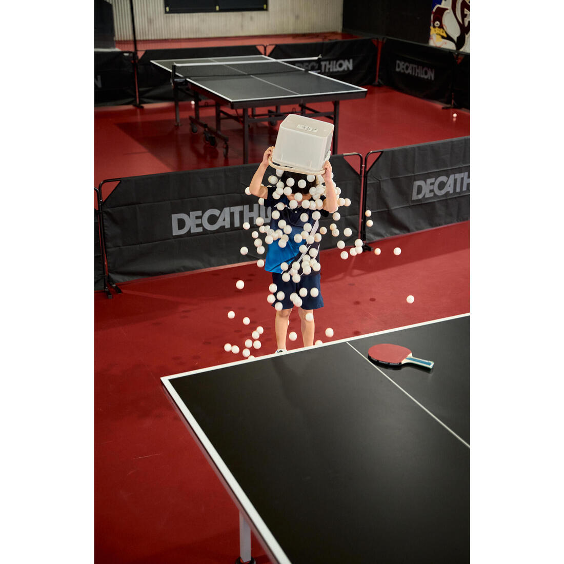BALLES DE TENNIS DE TABLE TTB 100 1* 40+ X72 BLANCHES