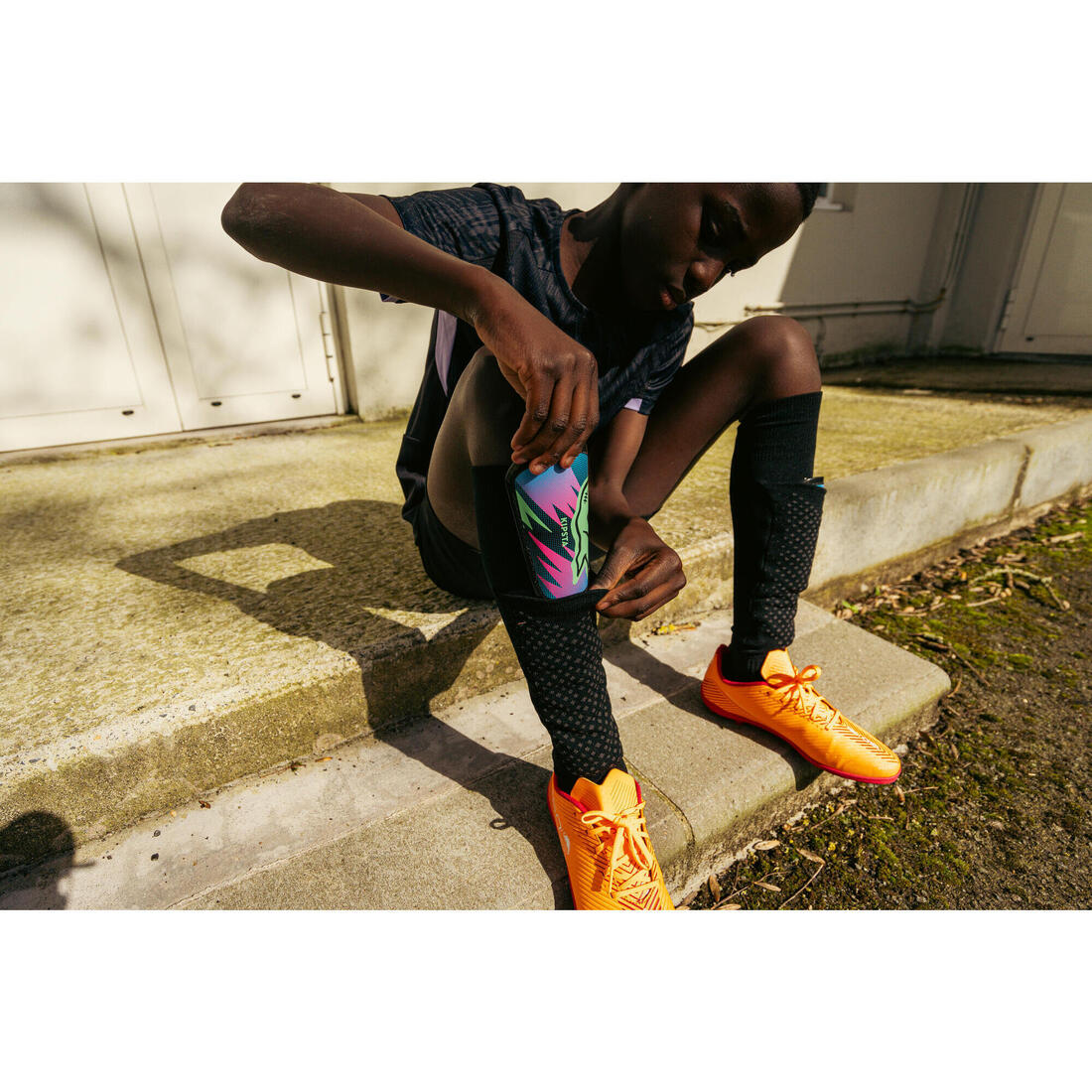 CHAUSSETTES DE FOOTBALL ENFANT EASY POCKET