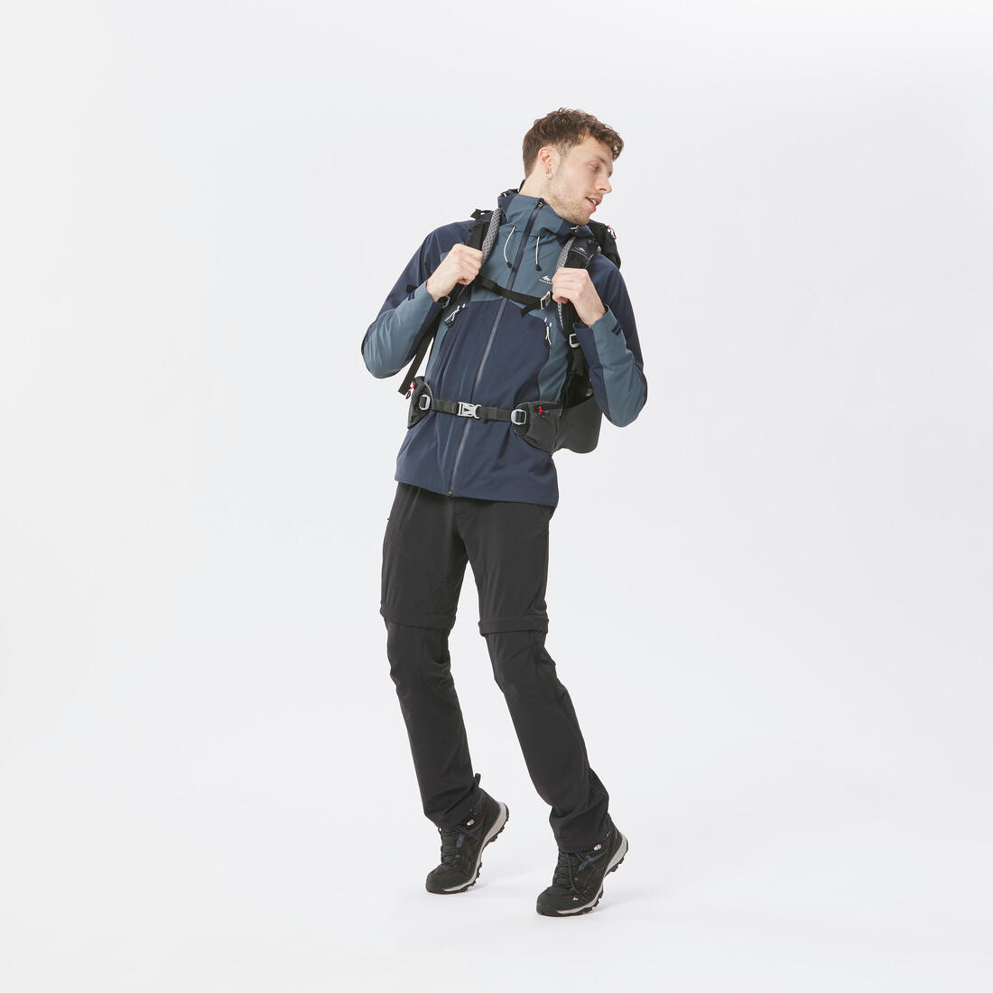 Veste légère imperméable de randonnée - mh500 - homme