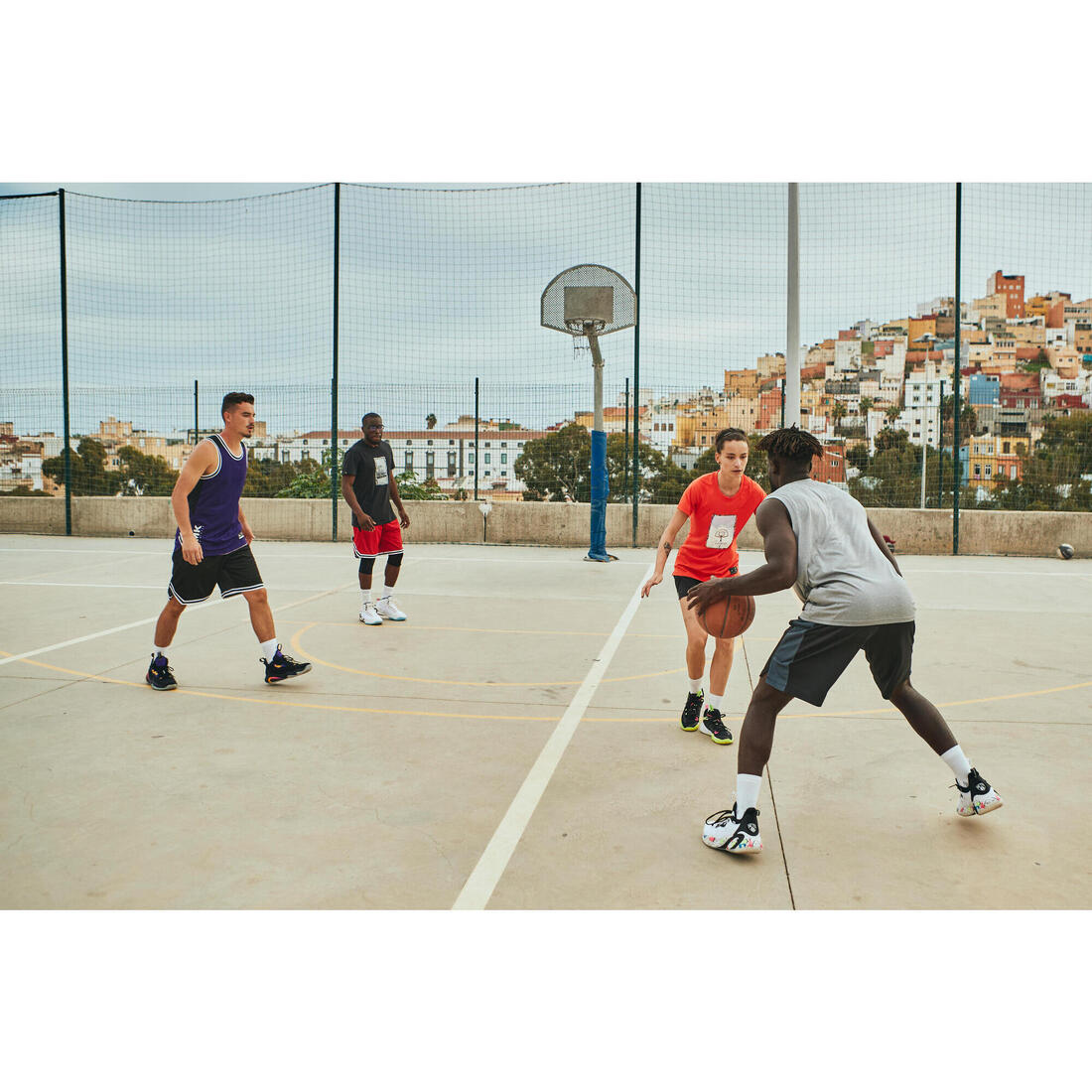 MAILLOT DE BASKETBALL SANS MANCHE HOMME/FEMME - TS500