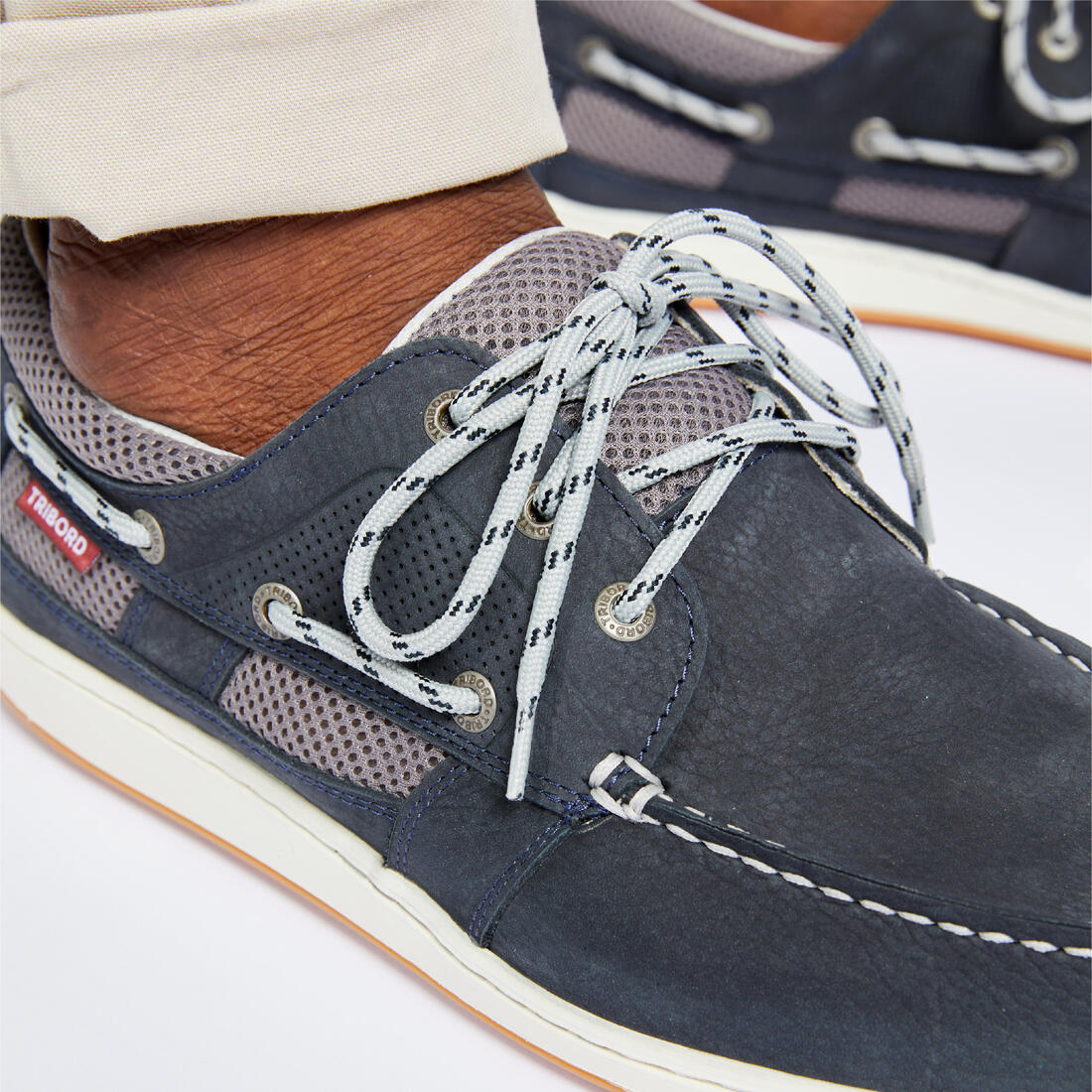 Chaussures bateau cuir Clipper  Homme