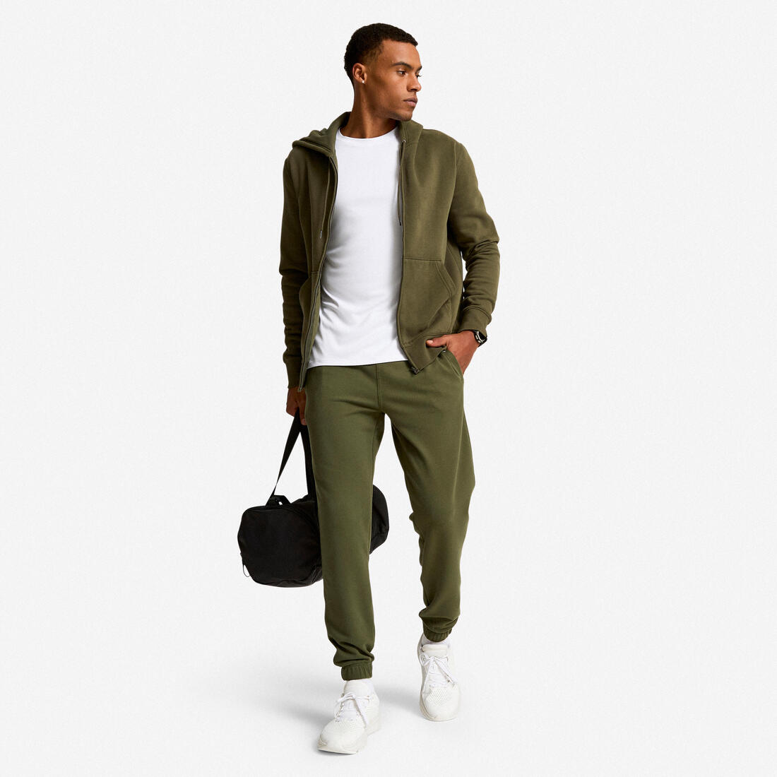 Pantalon jogging fitness homme