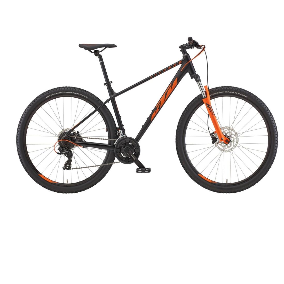 un VTT musculaire en 29" de la célèbre marque KTM