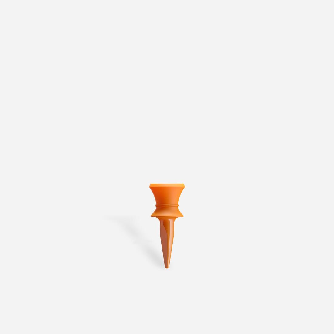 Tees golf x10 plastique à étage 12mm - inesis  orange