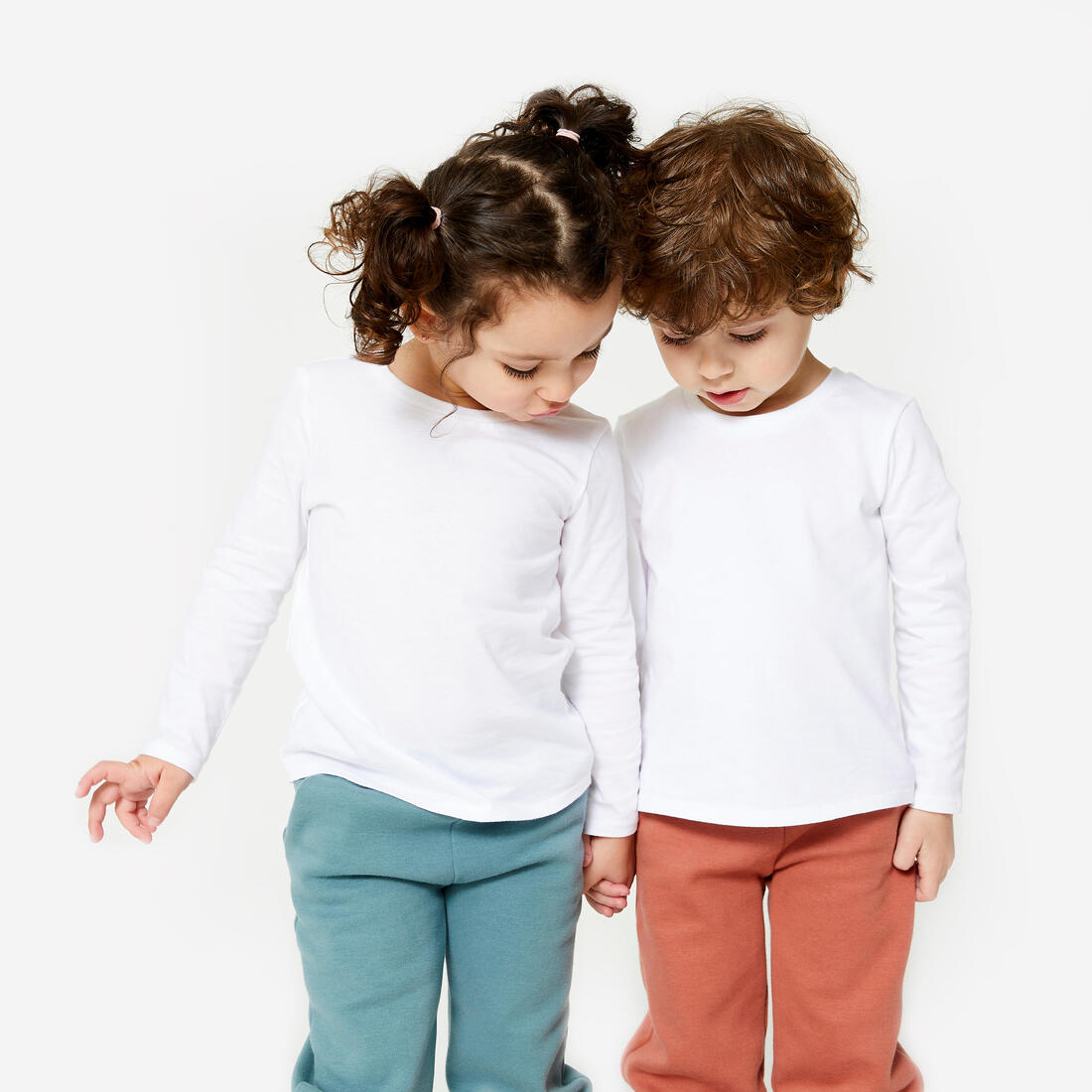T-shirt multisport manches longues coton enfant mixte