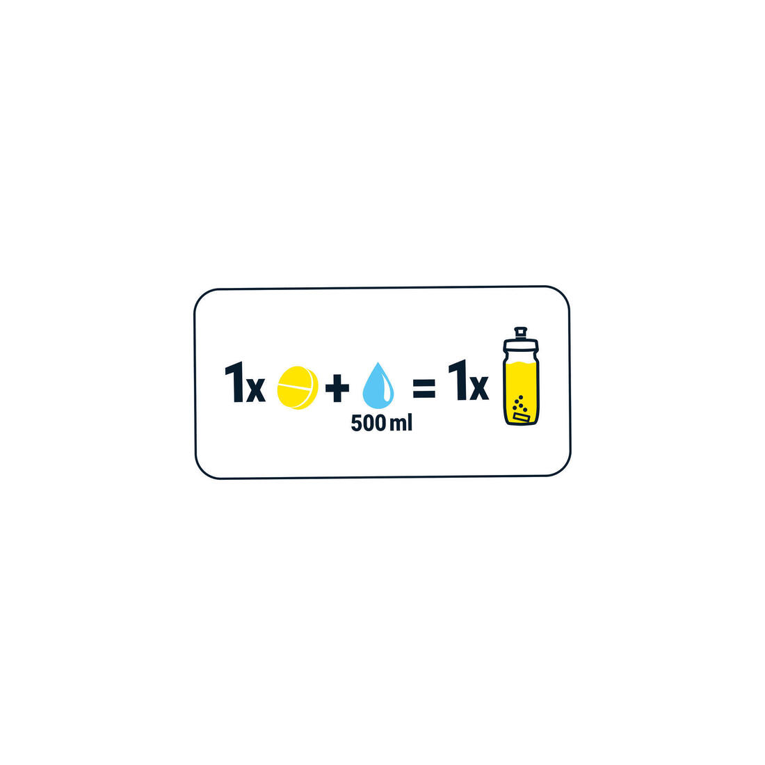 Boisson électrolytes sans sucre en tablettes effervescentes citron, x40