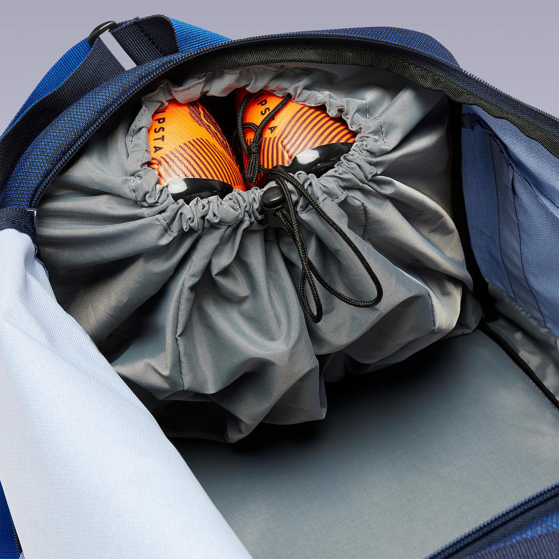 Sac sport 55L - ACADEMIC noir et gris