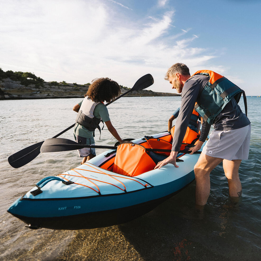 Pack canoë kayak Tribord 100 Essentiel - 2/3 places