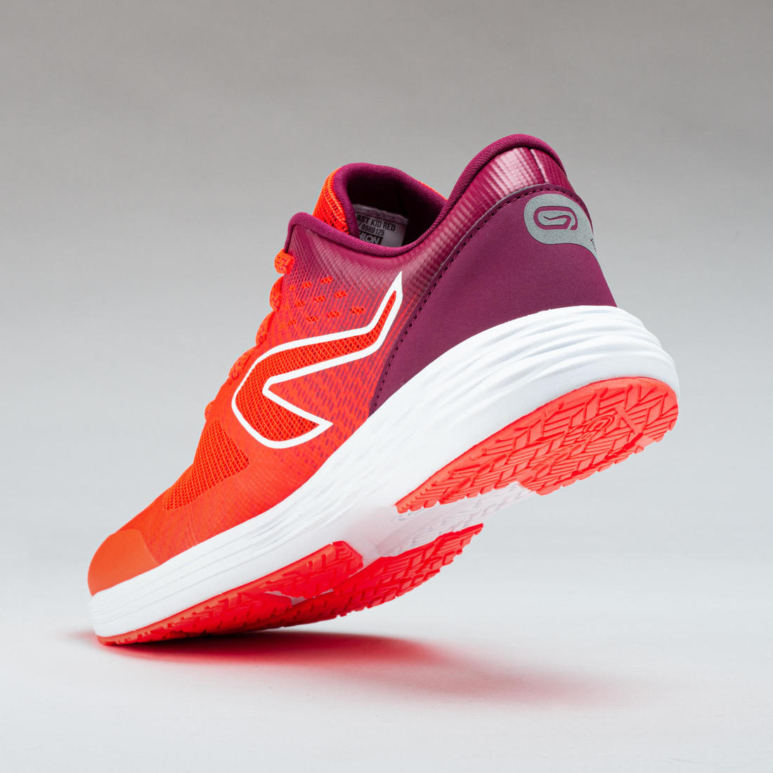 Chaussures de running Enfant -  Kiprun fast noires jaunes