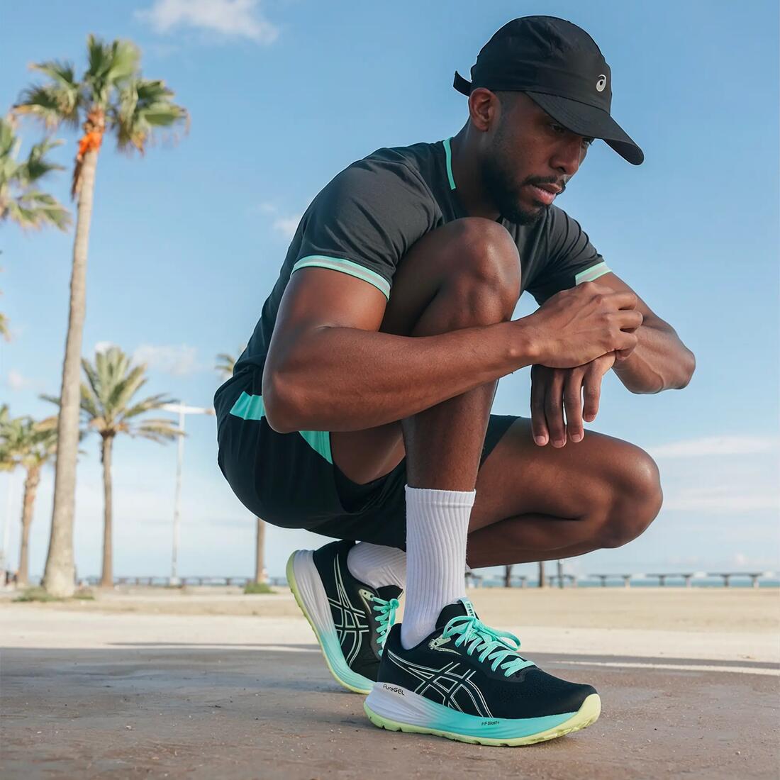 Chaussures de running Homme, Asics Gel Stratus 5 gris et