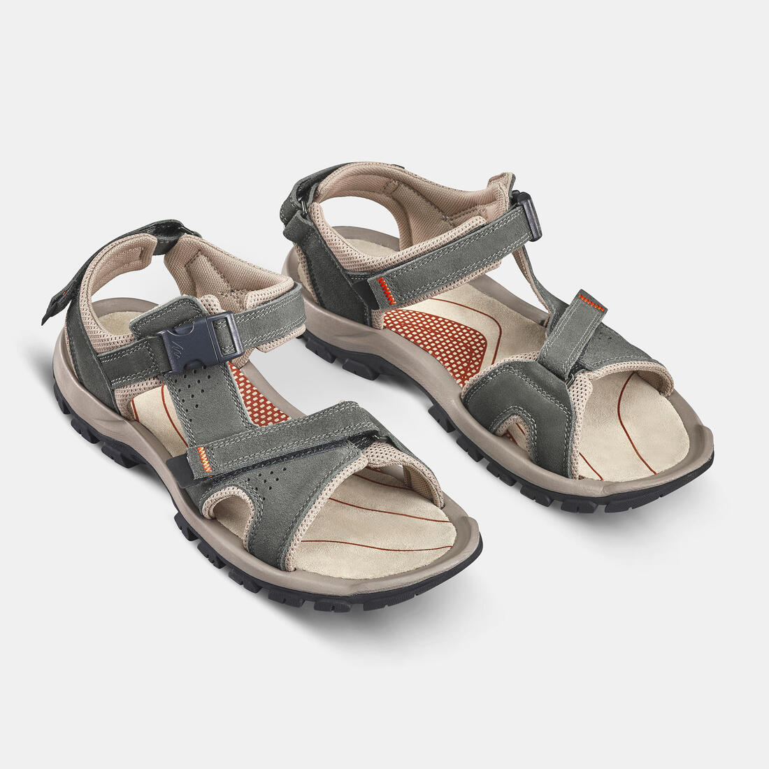 Sandales de randonnée homme, NH500 Cuir