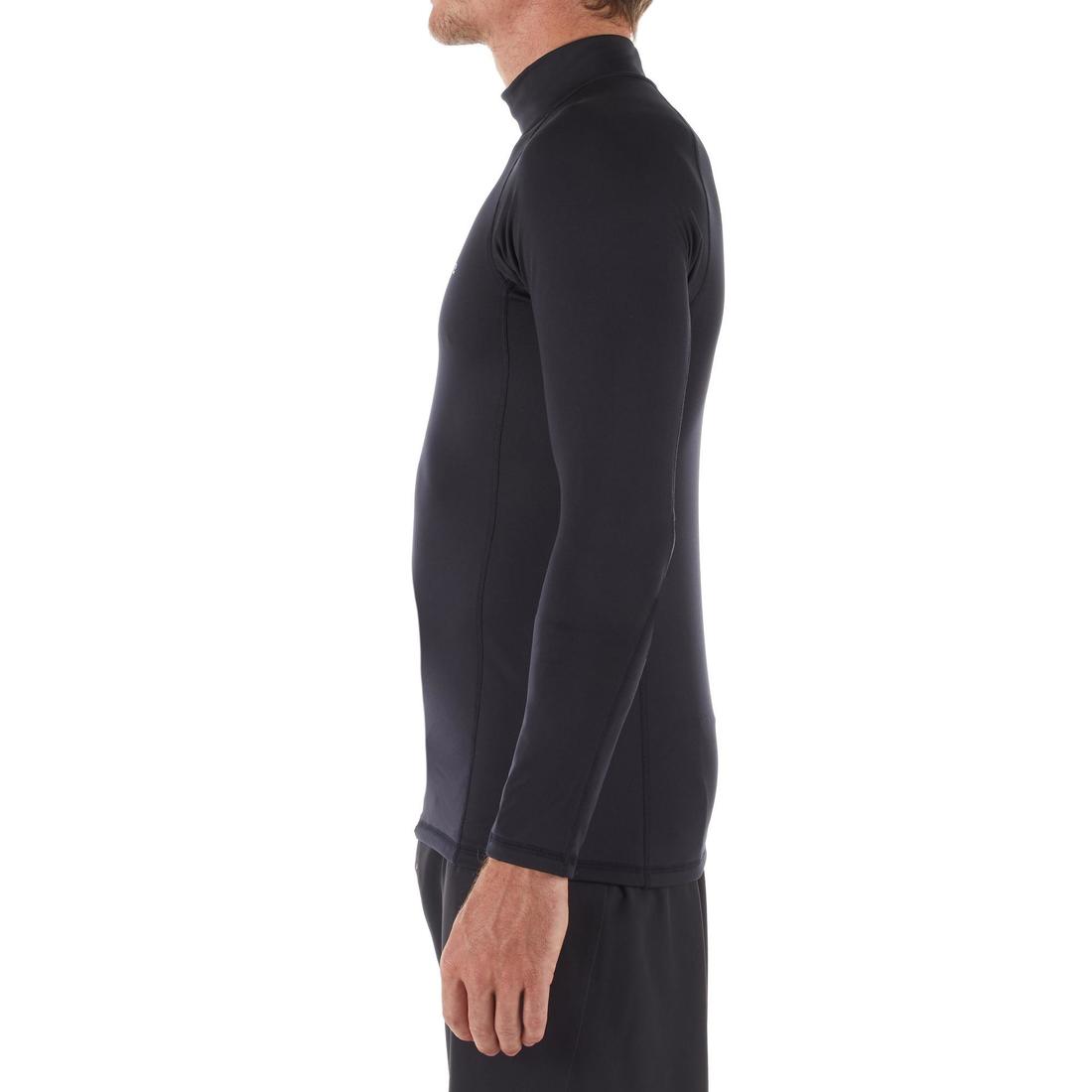 Top polaire surf 900 Homme manches longues - Noir