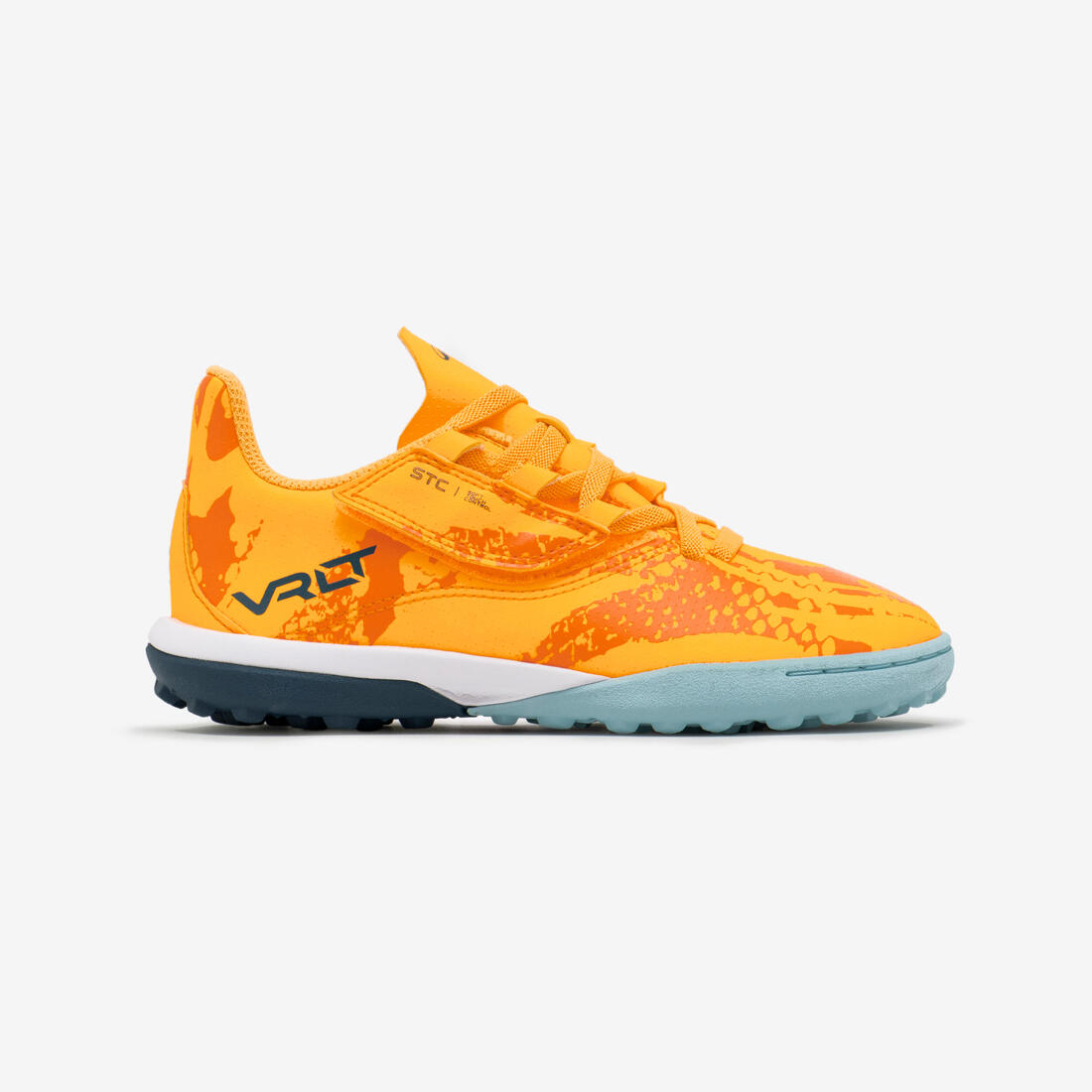 CHAUSSURES DE FOOTBALL ENFANT A SCRATCH VIRALTO I  EASY TURF TF NEBULA