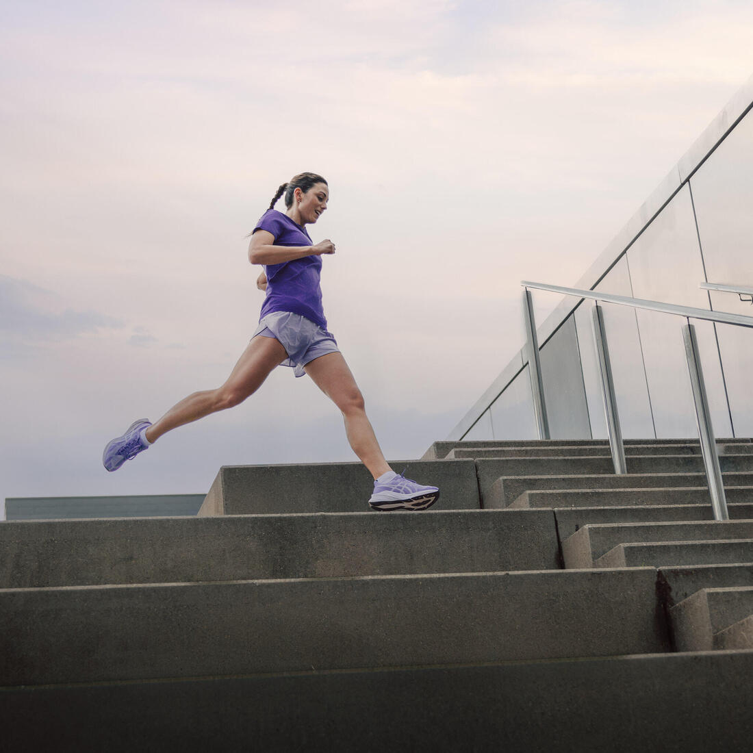 Chaussures de running femme, Asics Dynablast bleu